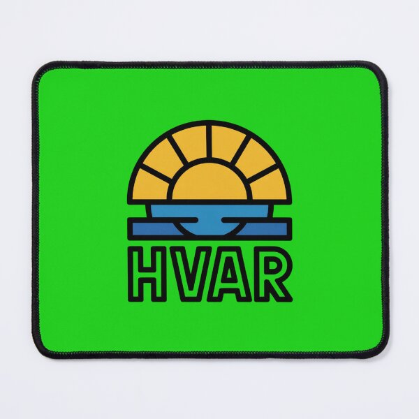 Item preview, HVAR Croatia Bold Sun Sticker – Minimal Graphic Travel Design designed and sold by Timeless Design.