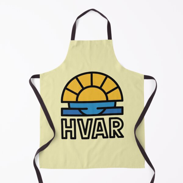 Item preview, HVAR Croatia Bold Sun Sticker – Minimal Graphic Travel Design designed and sold by Timeless Design.