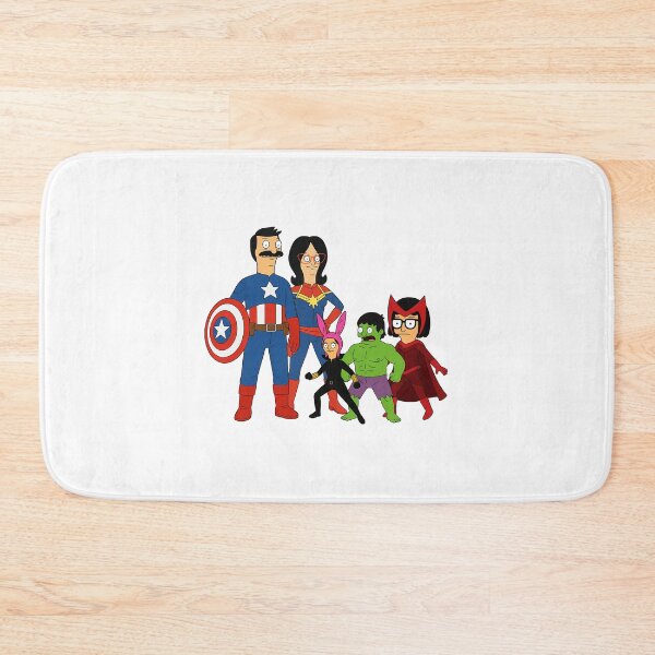 Item preview, Bobs Burgers Playful Family Hero Parody designed and sold by Katebush22x2.
