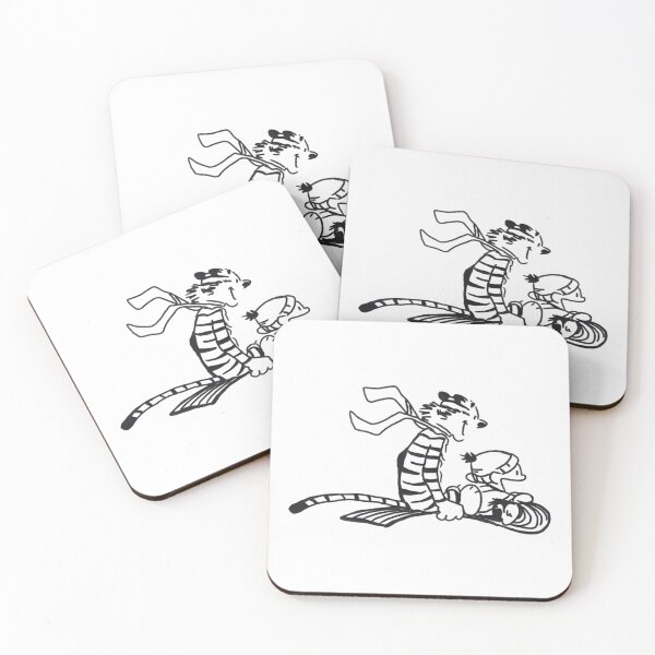Item preview, Calvin And Hobbes Sledding Adventure  Limited Edition Sticker designed and sold by AronWade.