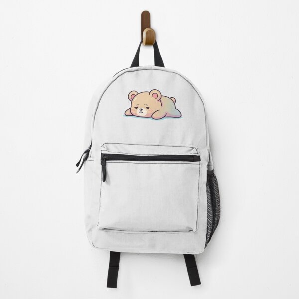 Item preview, Bare Minimum Energy Cute Kawaii Bear Pastel Art designed and sold by Moon's Arts.