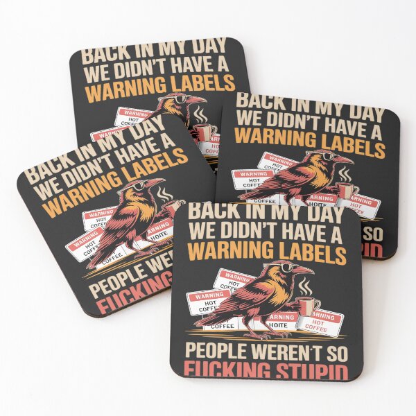 Item preview, Back in My Day We Didn't Have As Many Warning Labels designed and sold by GaryBellcvbnb.