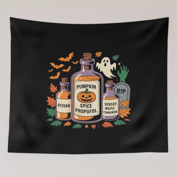 Item preview, Pumpkin Spice Propofol Ativan Versed Haldol Halloween Nurse  designed and sold by AquaKiev.