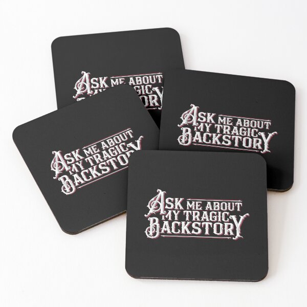 Item preview, Ask Me About My Tragic Backstory designed and sold by firlachieldraws.