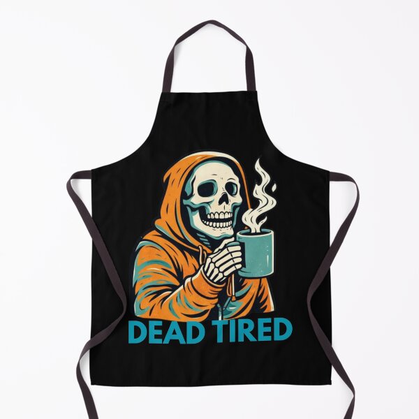 Item preview, Dead Tired Skeleton - Funny Coffee Lover Meme designed and sold by JakubDesigns89.