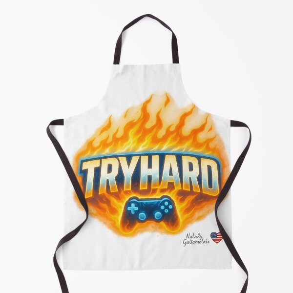 Item preview, Tryhard Gamer On Fire designed and sold by natalygattamelati.