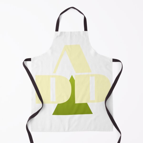 Item preview, Minimalist ADD Monogram Logo - Beige Letters with Green Geometric Triangle Design designed and sold by Faali950.