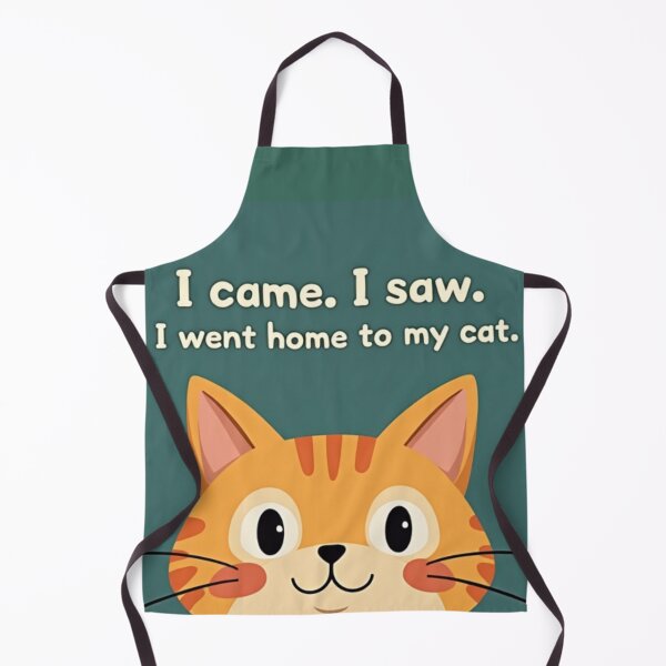 Item preview, I Came I Saw I Went Home to My Cat – Funny Cat Lover Design designed and sold by TroyTheTerrific.