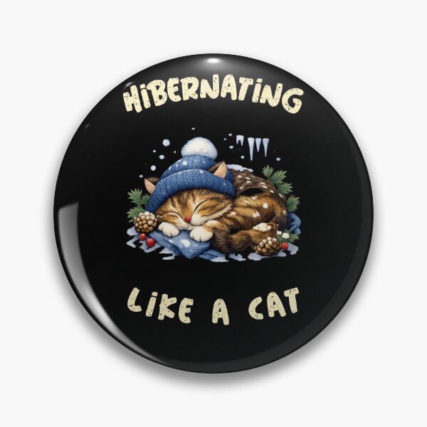 Item preview, Hibernating Like a Cat Winter Cat designed and sold by AC-Dubs.