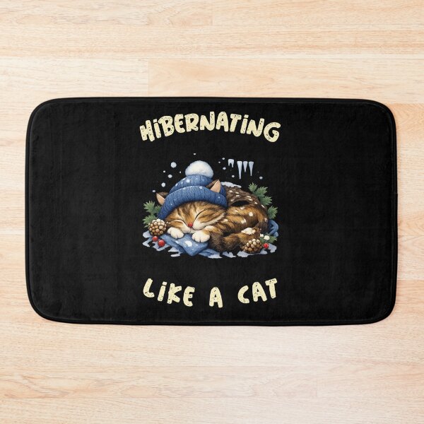 Item preview, Hibernating Like a Cat Winter Cat designed and sold by AC-Dubs.