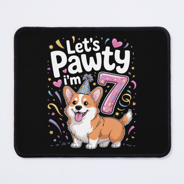 Item preview, 7th Birthday Corgi Dog Lover Pet 7 Years Old B-Day  designed and sold by RoyTill0Art.