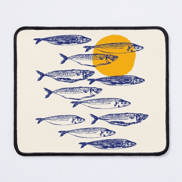Item preview, Vintage Mackerel Sunset Minimal Illustration designed and sold by MaiZephyr.