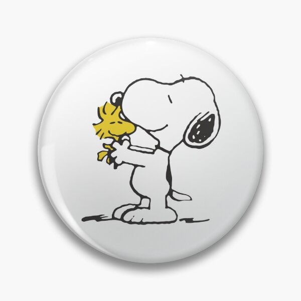 Item preview, cute dog Snoopy Kissing Woodstock designed and sold by mjerksx.
