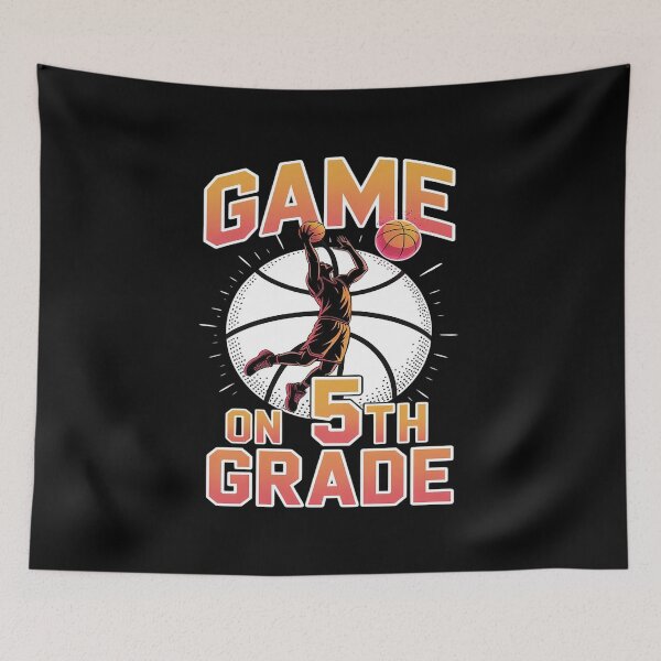 Item preview, Games On Fifth Grade Basketball First Day Of School designed and sold by Shannon Bosley.