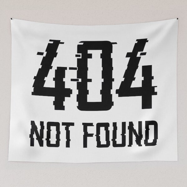 Item preview, 404 Not Found – Glitch & Error Aesthetic Typography designed and sold by Baymang.