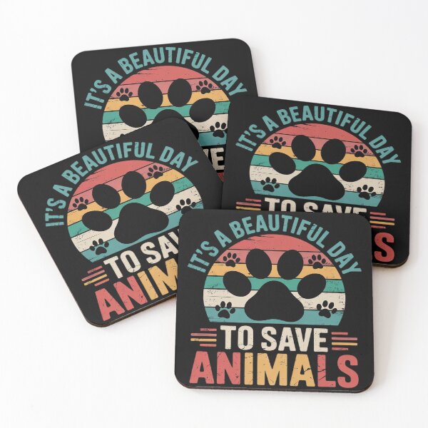 Item preview, A Beautiful Day To Save Animals Rescue Animals  designed and sold by RoyTill0Art.