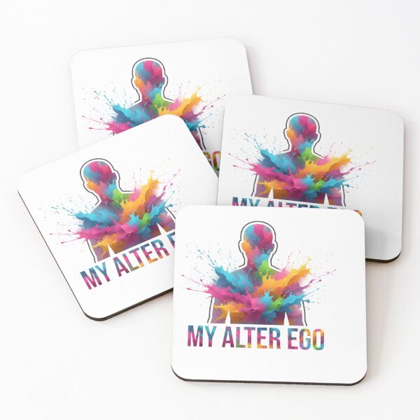 Item preview, My Alter Ego – Color Explosion Silhouette Tee designed and sold by LoganDzign.