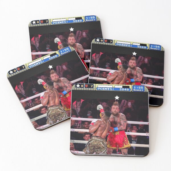 Item preview, Anthony Joshua Punch-Out!! Level 1 – Glass Jaw Jake Paul (Retro Boxing Parody) designed and sold by Pokah79.