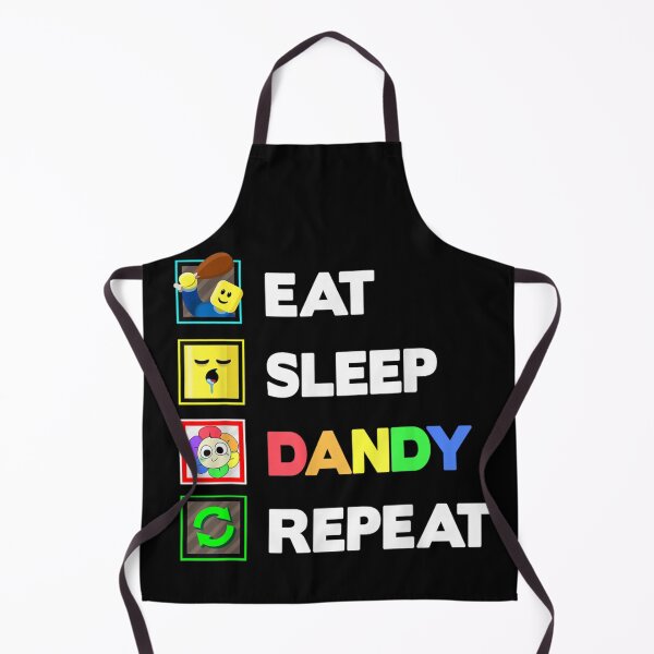Item preview, Eat Sleep Dandy Repeat Funny Gaming Character Daily Routine Parody Design designed and sold by Aladino Tamayo.