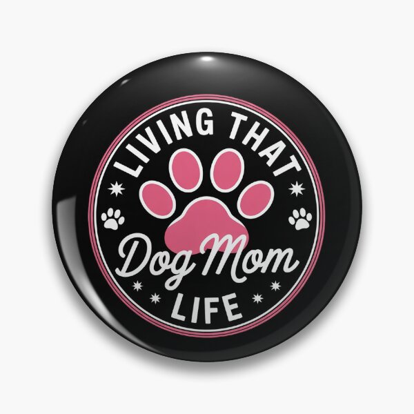 Item preview, Living That Dog Mom Life Dog Mom Lover Cute Dog Paw  designed and sold by RuthGAArt.