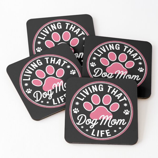 Item preview, Living That Dog Mom Life Dog Mom Lover Cute Dog Paw  designed and sold by RuthGAArt.