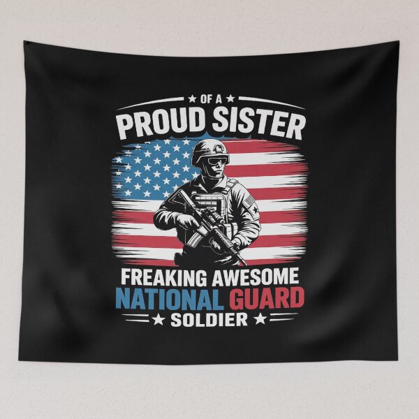 Item preview, Proud Sister of National Guard Soldier Military Sibling  designed and sold by MarryIsMonth.