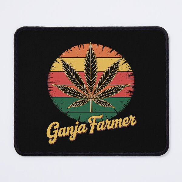 Item preview, Ganja Farmer Cannabis Leaf Style Rastafari designed and sold by Shannon Bosley.