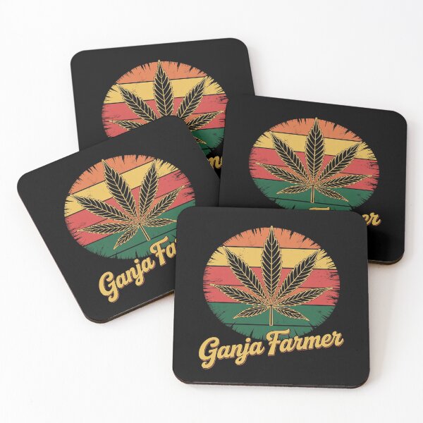 Item preview, Ganja Farmer Cannabis Leaf Style Rastafari designed and sold by Shannon Bosley.
