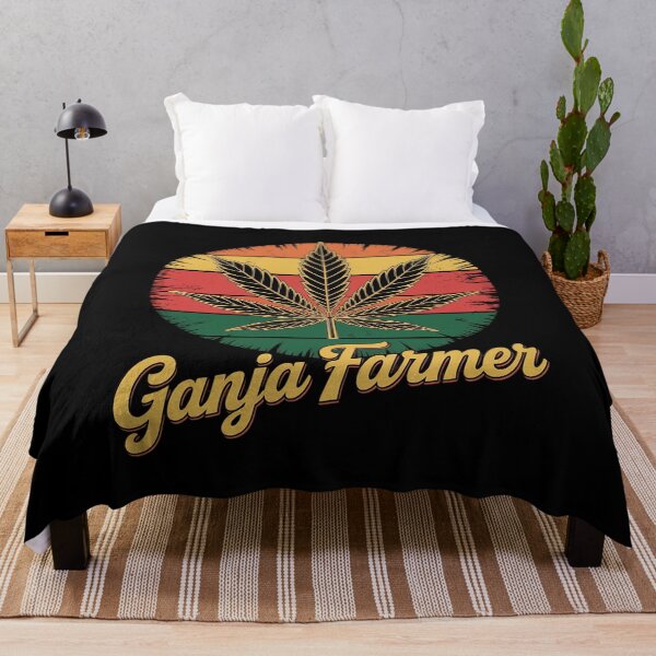 Item preview, Ganja Farmer Cannabis Leaf Style Rastafari designed and sold by Shannon Bosley.