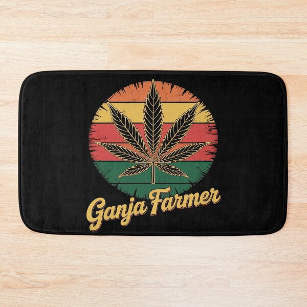 Item preview, Ganja Farmer Cannabis Leaf Style Rastafari designed and sold by Shannon Bosley.