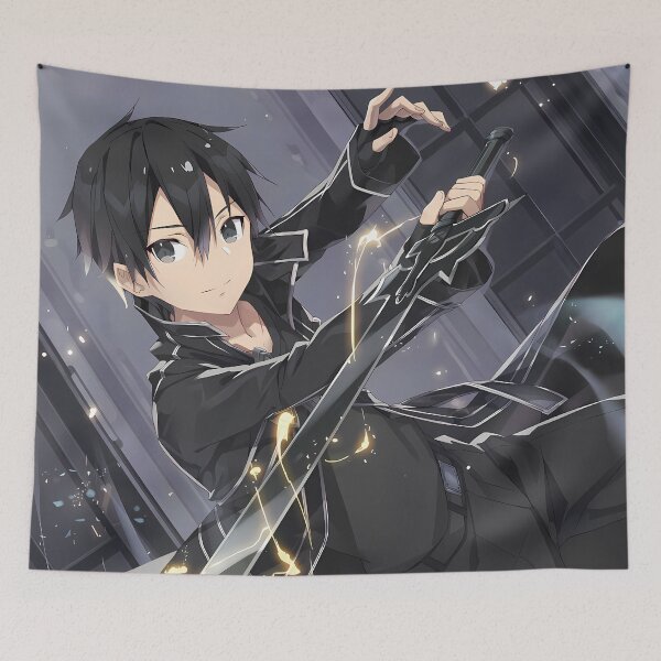 Item preview, Kirito Sword Art Online Bright Anime Blade Spark Energy Motion designed and sold by thedarvills.