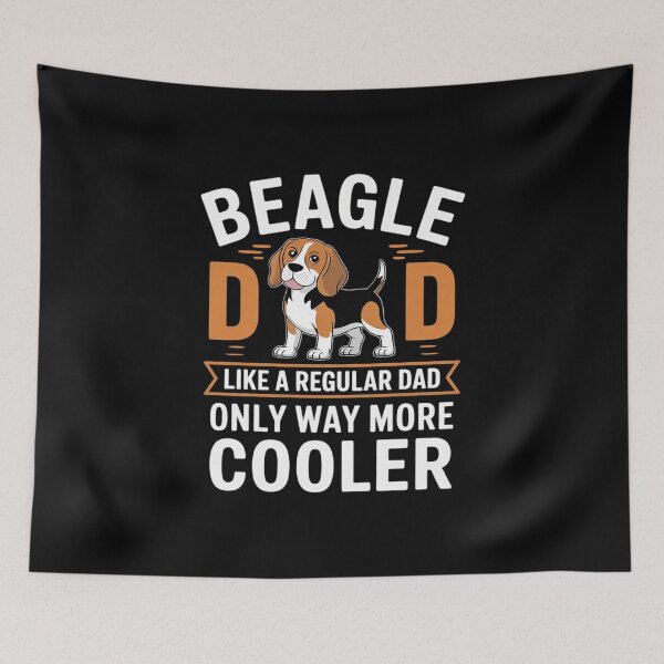 Item preview, Beagle Dad Small Scent Dog Hunting Pet Owner Father's Day  designed and sold by RoyTill0Art.