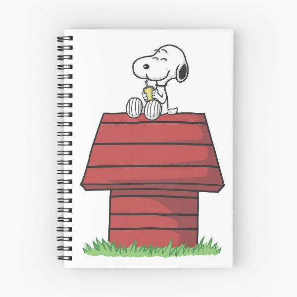 Item preview, Snoopy Enjoying a Drink on the Doghouse designed and sold by mjerksx.