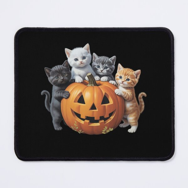 Item preview, 90s Cat Pumpkin Halloween Floral Spooky Season designed and sold by AquaKiev.