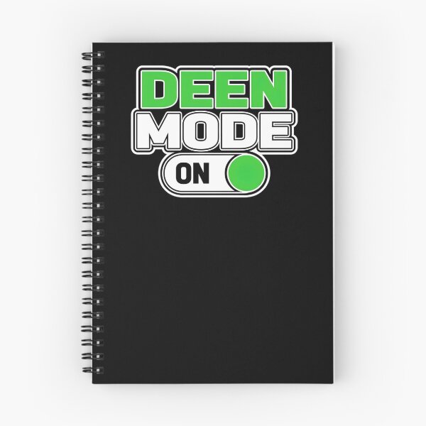 Item preview, Deen Mode ON Modern Islamic Typography Design designed and sold by Alnazie.