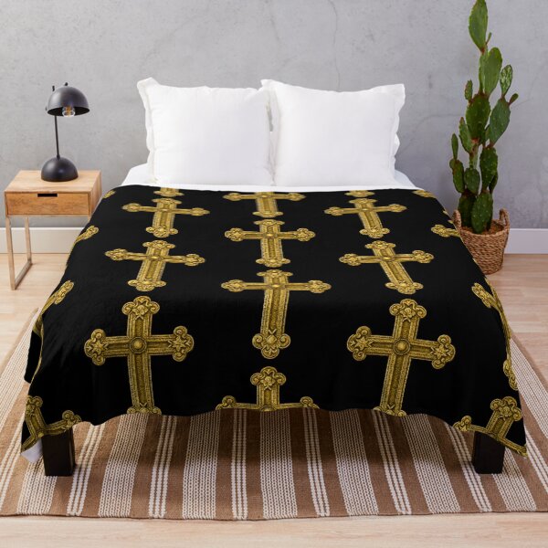 Item preview, Gold Cross Christian Pattern designed and sold by Clothed in Scripture.