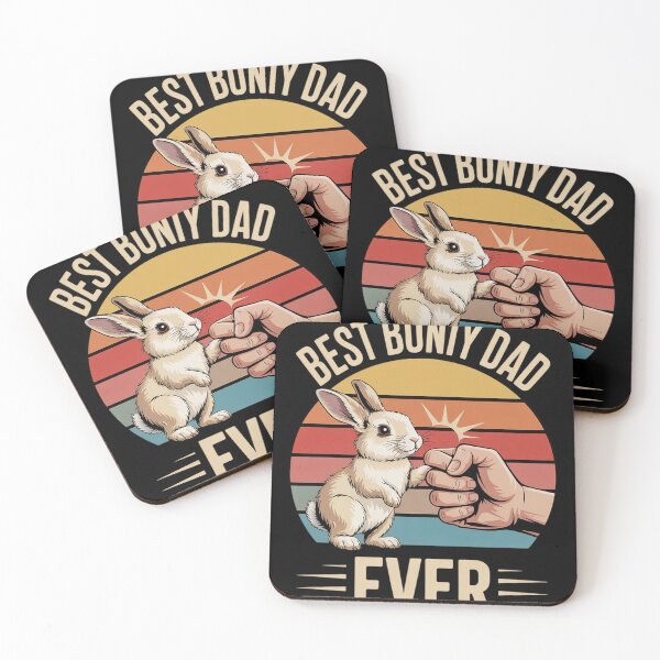 Item preview, Best Bunny Dad Ever Rabbit Lover Father Pet Rabbit  designed and sold by RoyTill0Art.