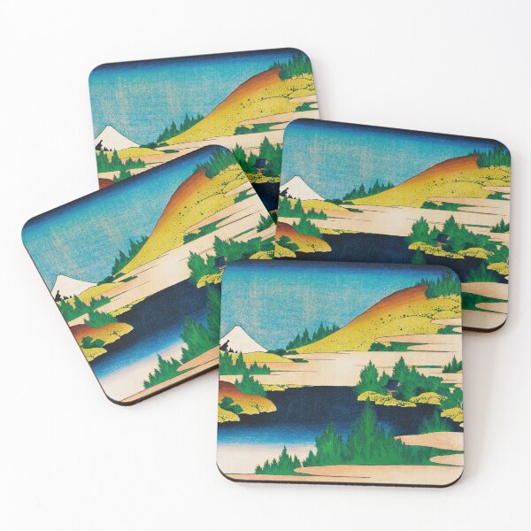 Item preview, Lake Hakone and Mount Fuji - Vintage Japanese Landscape Print designed and sold by Open Canvas.