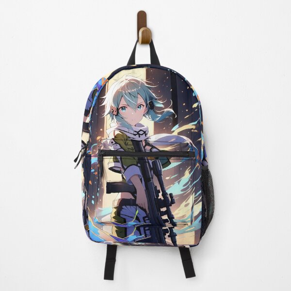 Item preview, Sinon Sword Art Online Anime Girl Waifu Sniper Flames Action Bright Dynamic designed and sold by thedarvills.