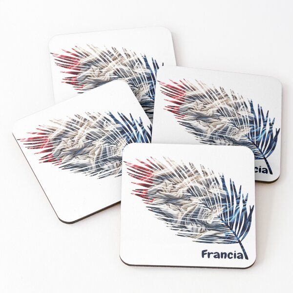 Item preview, Abstract France Flag – Feather Design designed and sold by ArteJorge48.