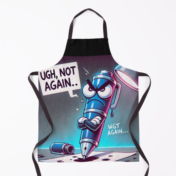Item preview, Ugh, Not Again – Angry Pen – Relatable Work Burnout designed and sold by ComedyInkFactor.