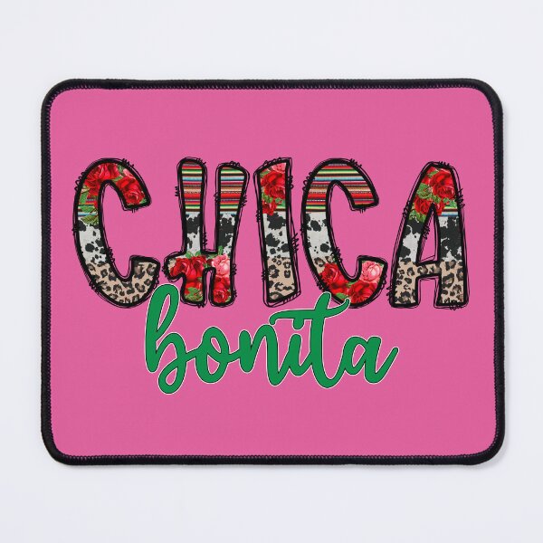 Item preview, Chica Bonita – Colorful Floral Latina Pride Sticker designed and sold by Suzy Perez Art.