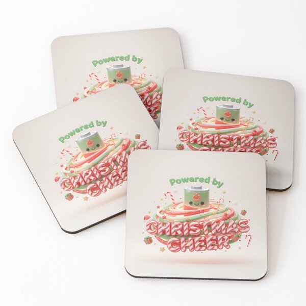Item preview, Powered by Christmas Cheer Energy designed and sold by digisetumedia.