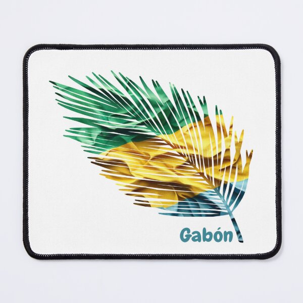 Item preview, Abstract Gabon Flag – Feather Design designed and sold by ArteJorge48.