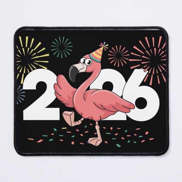 Item preview, Flamingo's New Year Celebration 2026 designed and sold by NeatThingLover.