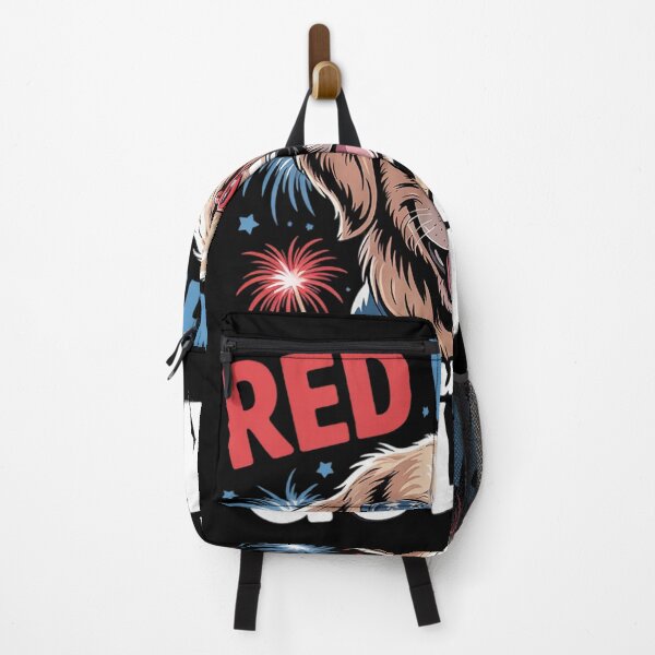 Item preview, Red White Golden 4th July Golden Retriever American Flag designed and sold by MarryIsMonth.