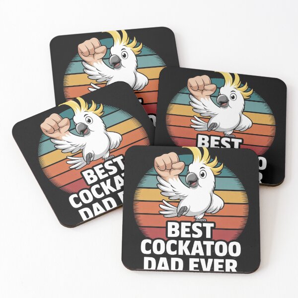 Item preview, Best Cockatoo Dad Ever Cockatoo Pet Cockatoo  designed and sold by RoyTill0Art.