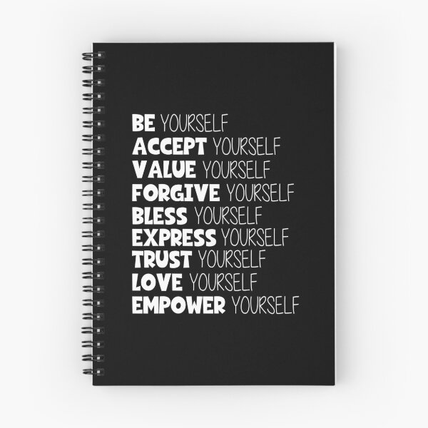Item preview, Be Yourself Accept Yourself Value Yourself Forgive Yourself Bless Yourself Express Yourself Trust Yourself Love Yourself Empower Yourself Inspirational  designed and sold by CreativeStrike.