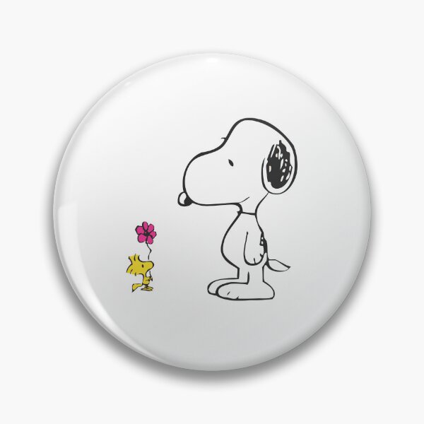 Item preview, Snoopy Watching Woodstock with a Flower designed and sold by mjerksx.