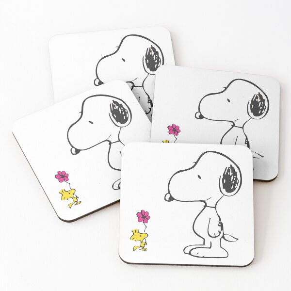 Item preview, Snoopy Watching Woodstock with a Flower designed and sold by mjerksx.